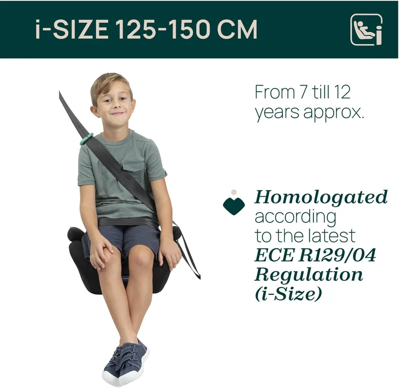 شيكو Chicco QUASAR I-SIZE BABY CAR SEAT 15-36kg, BLACK